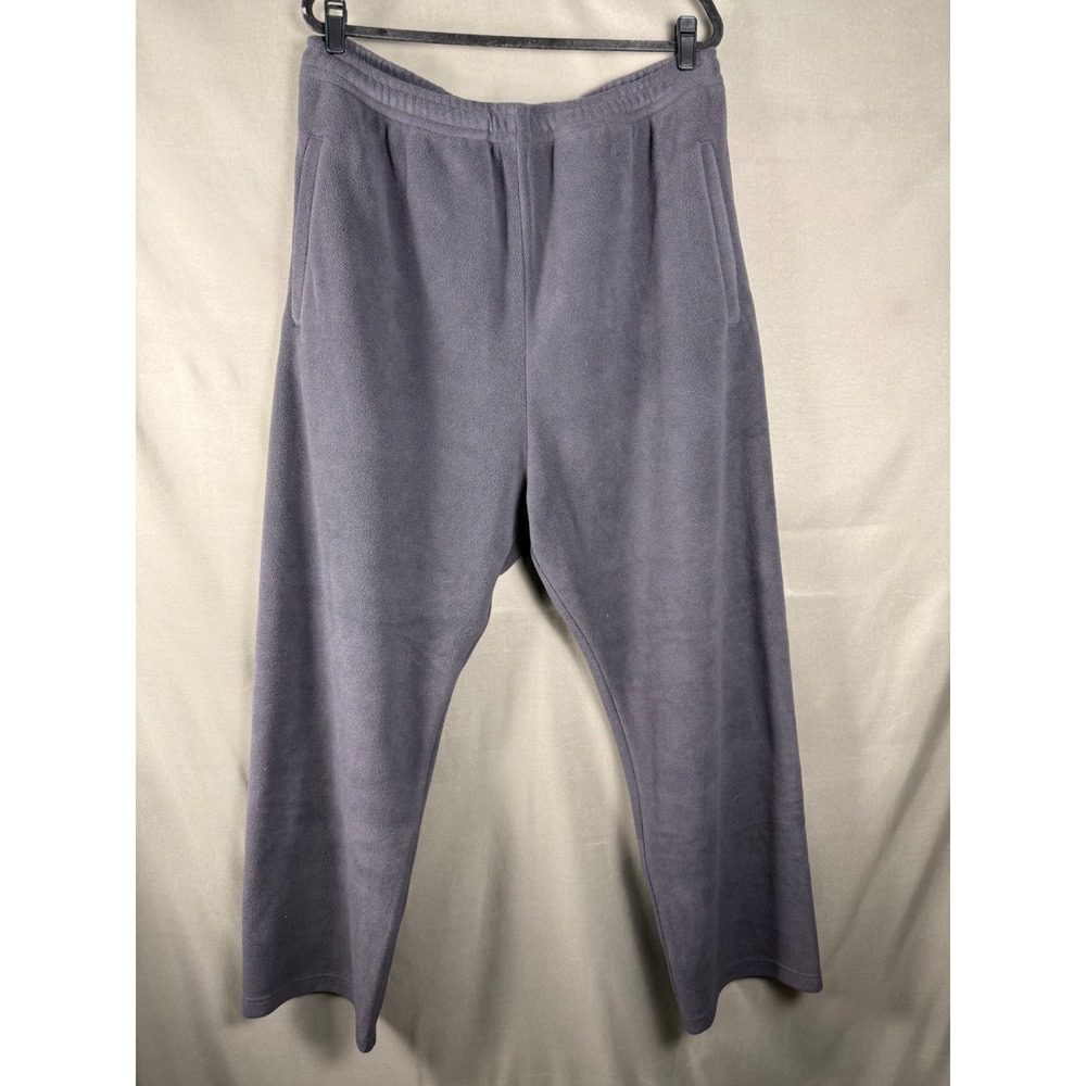 Yeezy Gap Fleece Joggers Mens XL Gray Sweatpants Relaxed Fit Drawstring Pockets